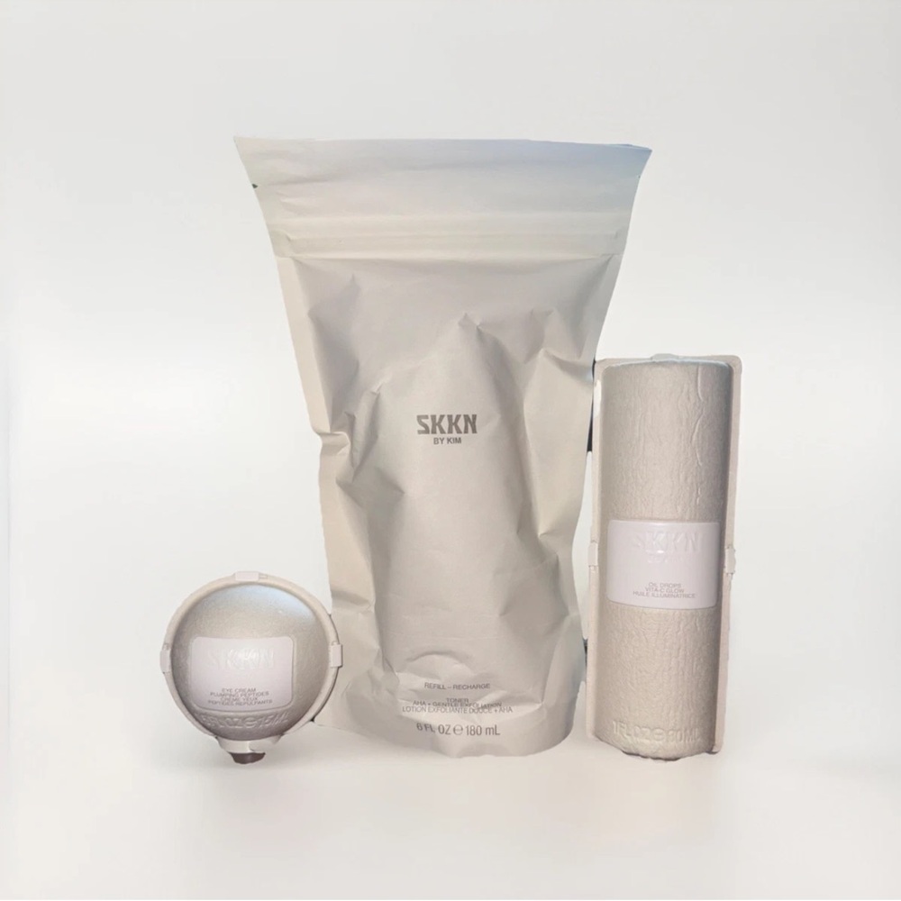 SKKN by Kim Set - Toner, Eye Cream, & Vita-C Oil Drops